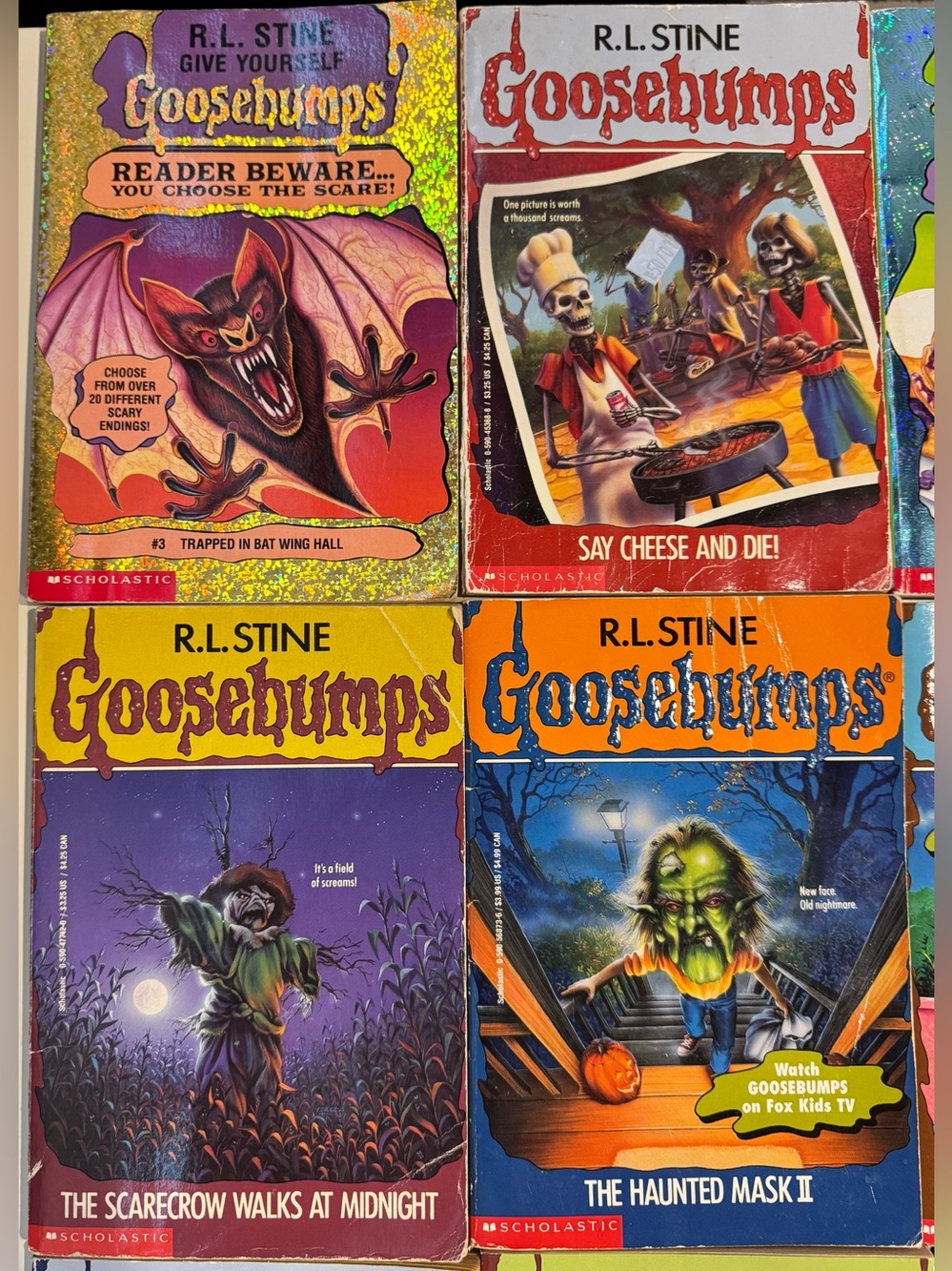 Lot of 19 Vintage 1990’s R.L. Stine Goosebumps Book Collection NO DUPES - Picture 2 of 16